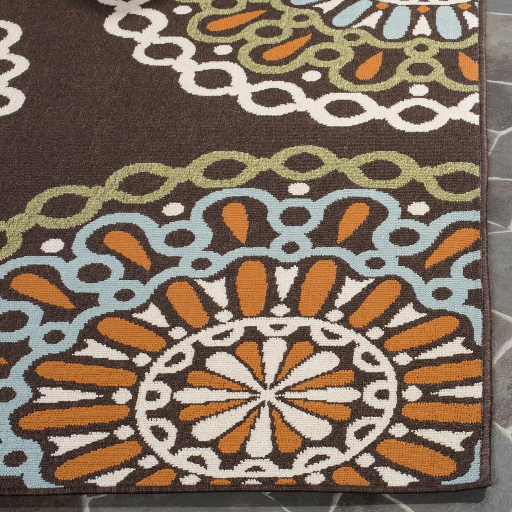 safavieh clearance veranda ver092 0725 chocolate rug