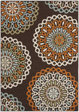 safavieh clearance veranda ver092 0725 chocolate rug