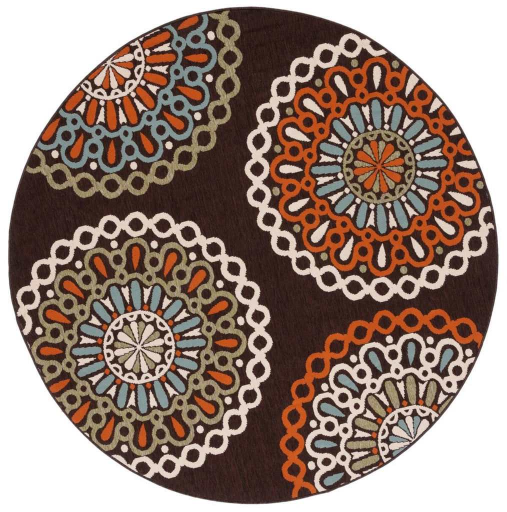 safavieh clearance veranda ver092 0725 chocolate rug