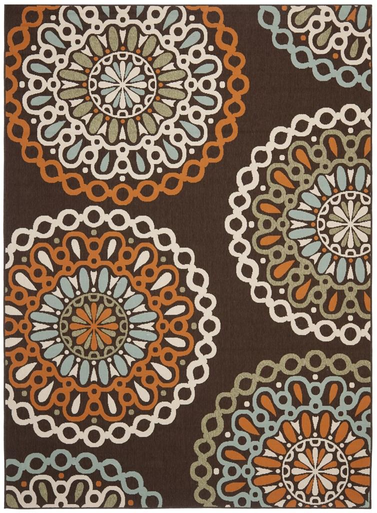 safavieh clearance veranda ver092 0725 chocolate rug