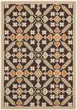 safavieh clearance veranda ver098 0725 chocolate rug