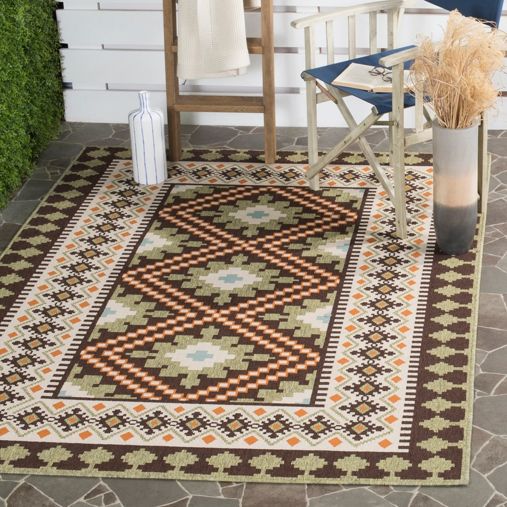 safavieh clearance veranda ver099 0725 chocolate rug