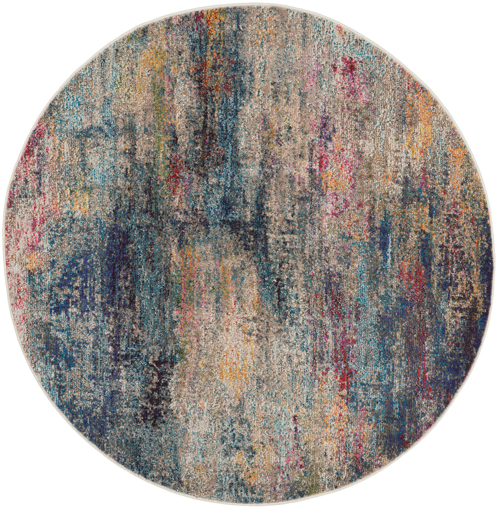 nourison celestial ces16 multicolor rug