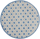 nourison aloha alh26 blue grey rug