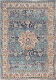 Nourison Sale Vintage Kashan VKA01 Blue Rug