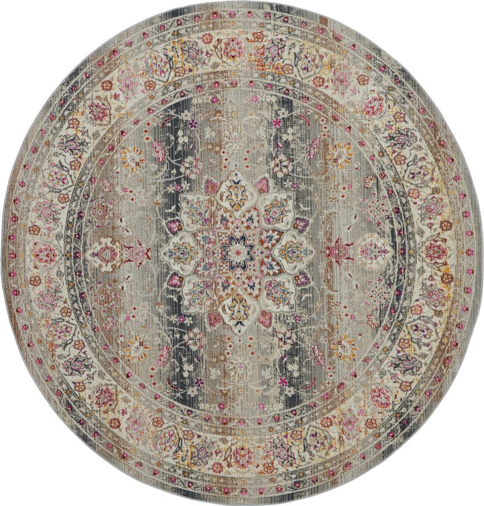Nourison Sale Vintage Kashan VKA01 Grey Rug