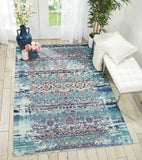 Nourison Sale Vintage Kashan VKA02 Blue Rug