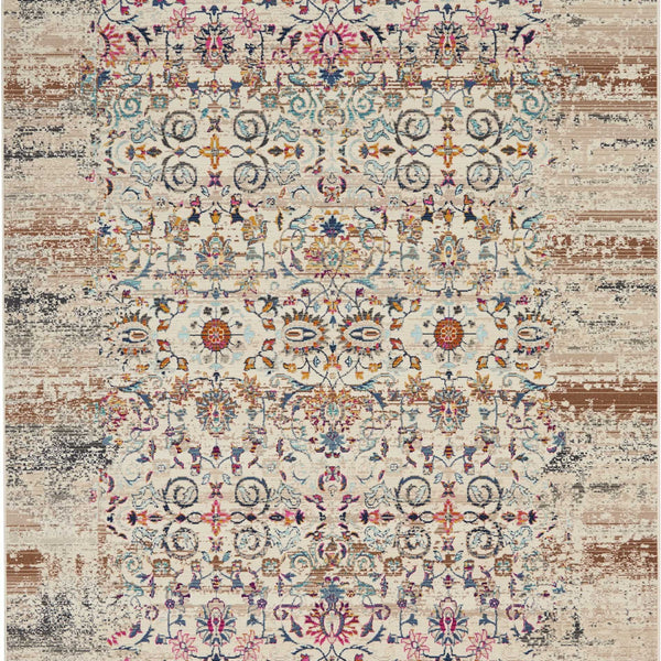 Nourison Sale Vintage Kashan VKA02 Ivory Rug