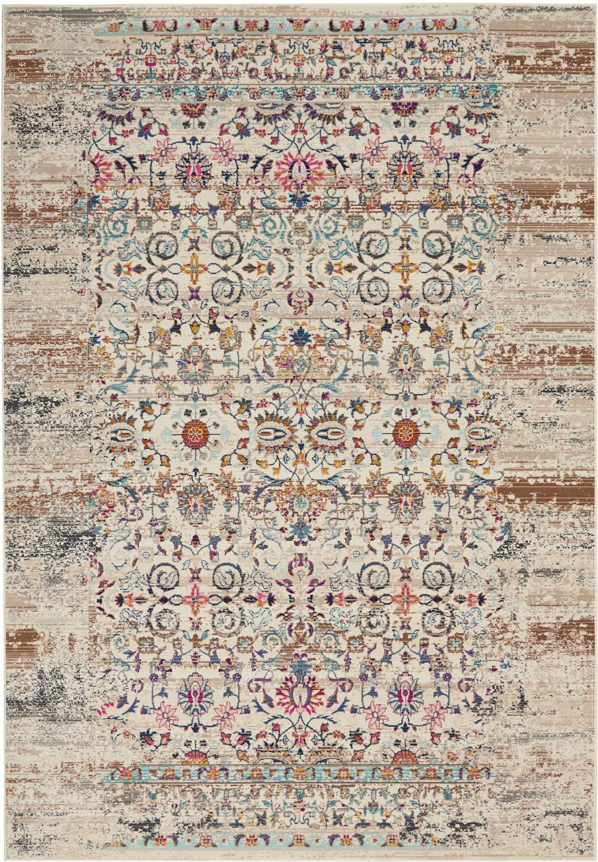 Nourison Sale Vintage Kashan VKA02 Ivory Rug