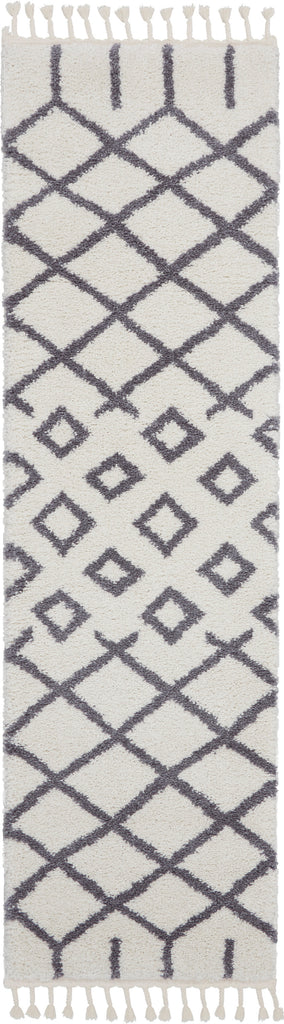 nourison moroccan shag mrs01 white rug