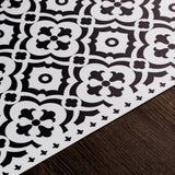 surya vinilo vnl 2301 black rug