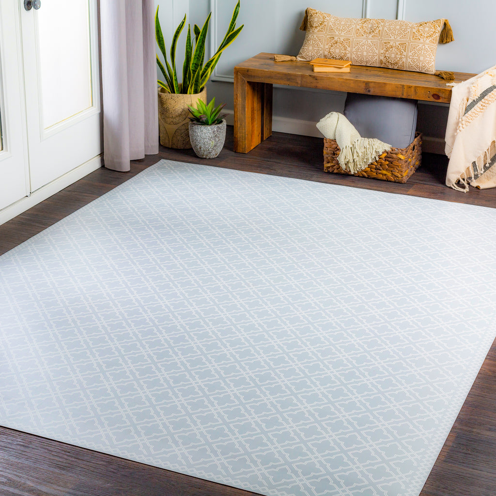 surya vinilo vnl 2307 light blue rug