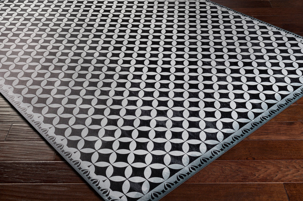 surya vinilo vnl 2309 black rug