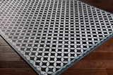 surya vinilo vnl 2309 black rug