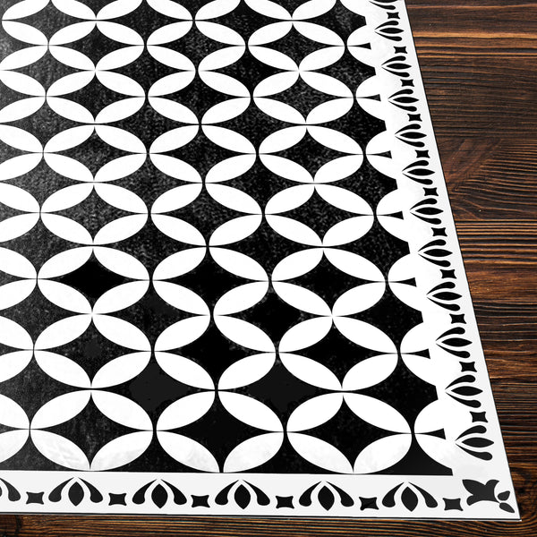 surya vinilo vnl 2309 black rug