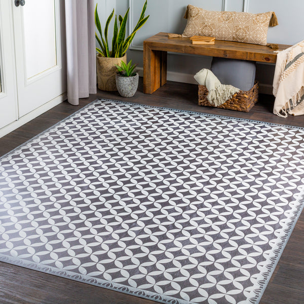 surya vinilo vnl 2309 black rug