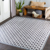 surya vinilo vnl 2309 black rug