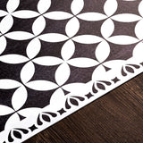 surya vinilo vnl 2309 black rug