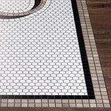 surya vinilo vnl 2310 white rug