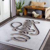surya vinilo vnl 2310 white rug