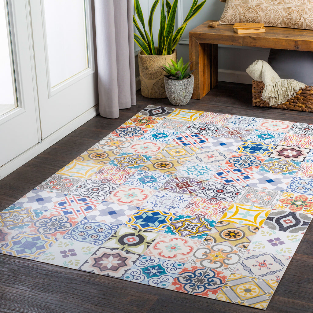 surya vinilo vnl 2313 white rug
