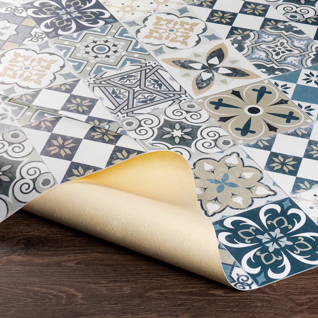 surya vinilo vnl 2314 blue rug