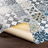 surya vinilo vnl 2314 blue rug