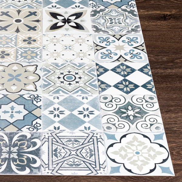 surya vinilo vnl 2314 blue rug
