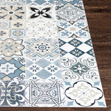 surya vinilo vnl 2314 blue rug