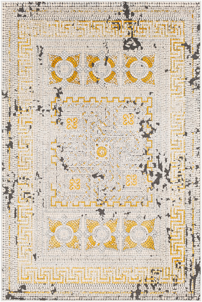 Transitional Surya Rug Co. Venezia Mustard Rug | Mustard Rugs | Rugs Done Right