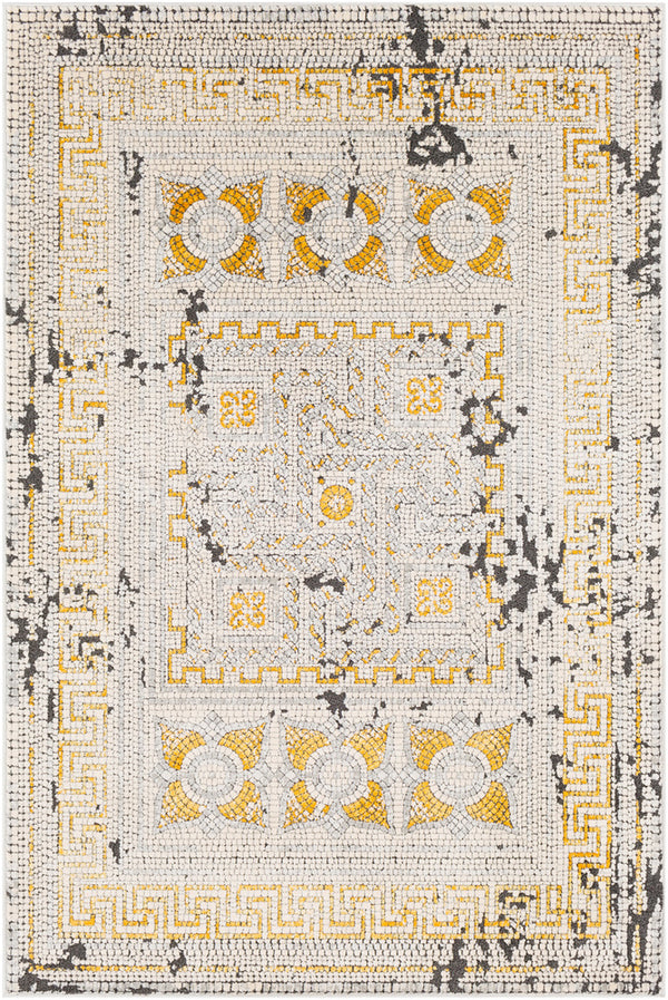 Transitional Surya Rug Co. Venezia Mustard Rug | Mustard Rugs | Rugs Done Right