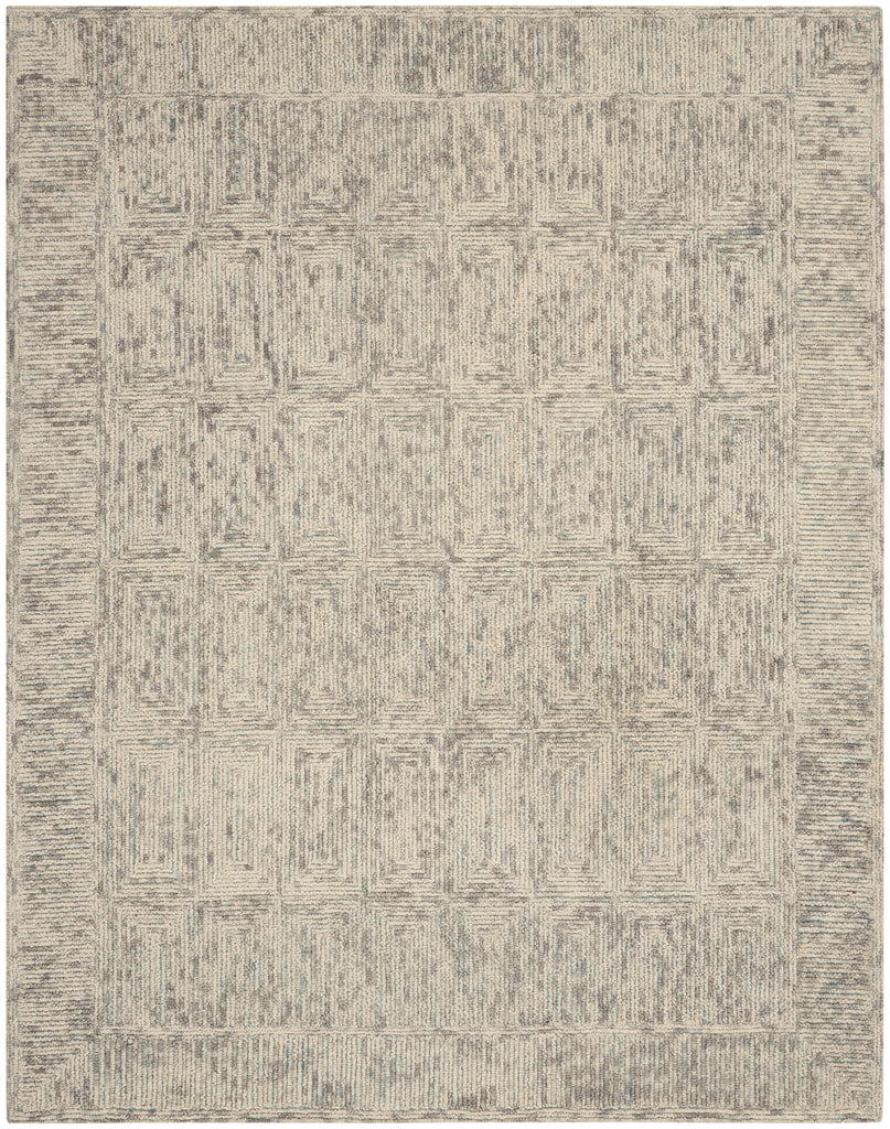 nourison colorado clr04 ivory grey teal rug