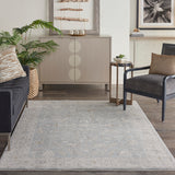 nourison infinite ift05 blue rug