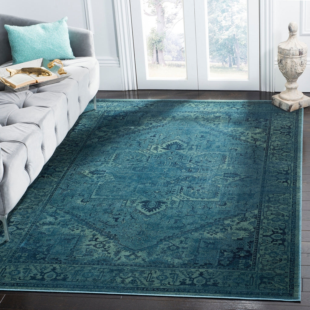 safavieh clearance vintage vtg114 2220 turquoise rug