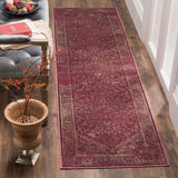 safavieh clearance vintage vtg114 5880 raspberry rug