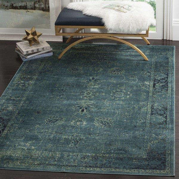 safavieh clearance vintage vtg117 2220 turquoise rug