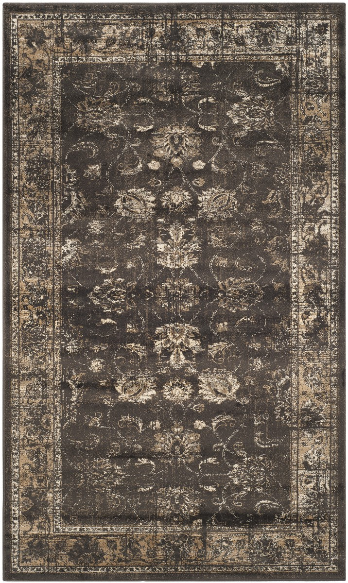 safavieh clearance vintage vtg117 330 soft anthracite rug