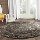 safavieh clearance vintage vtg117 330 soft anthracite rug