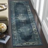 safavieh clearance vintage vtg122 2330 navy rug