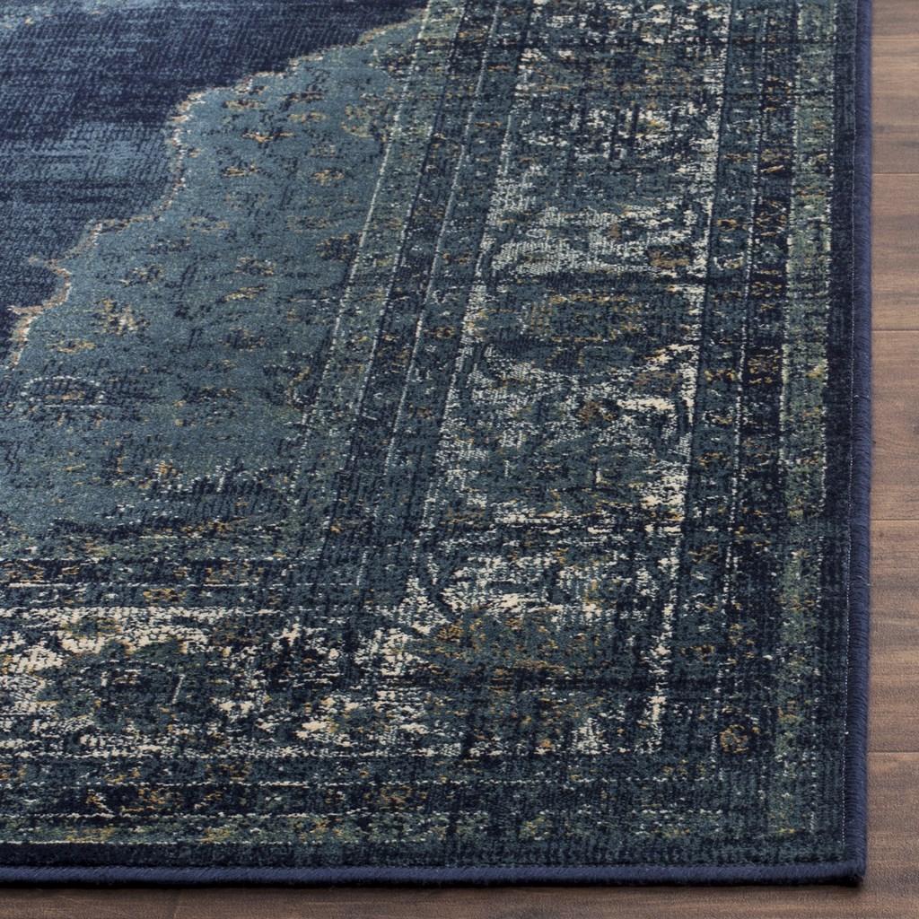 safavieh clearance vintage vtg122 2330 navy rug