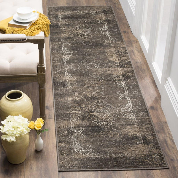 safavieh clearance vintage vtg137 3330 soft anthracite rug