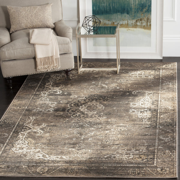 safavieh clearance vintage vtg137 3330 soft anthracite rug