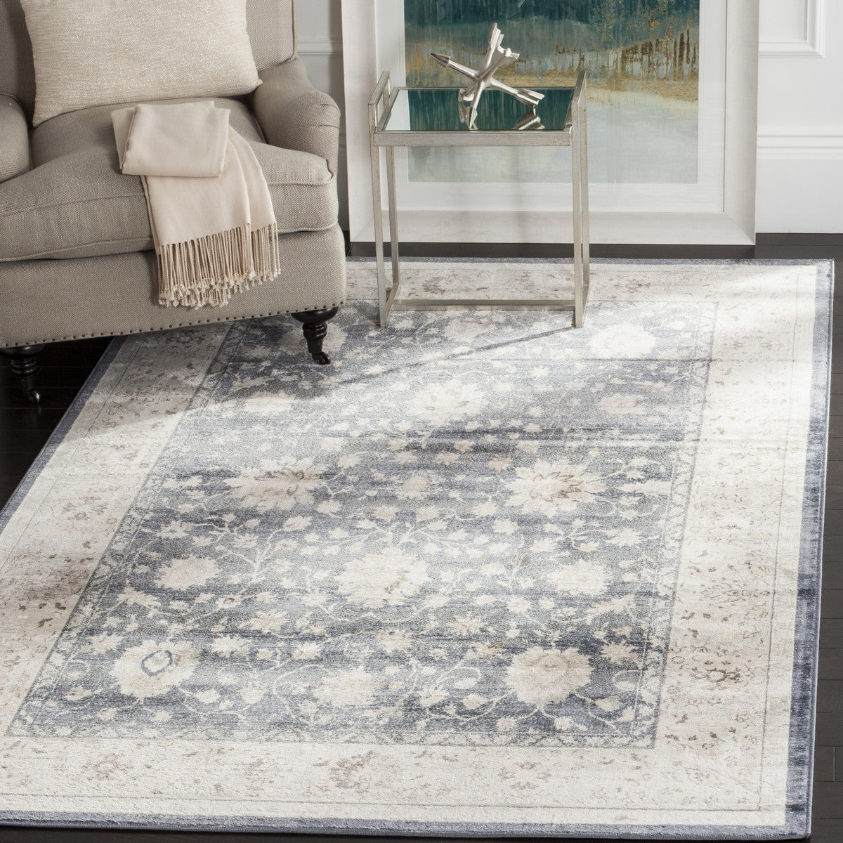 safavieh clearance vintage vtg440g dark blue rug