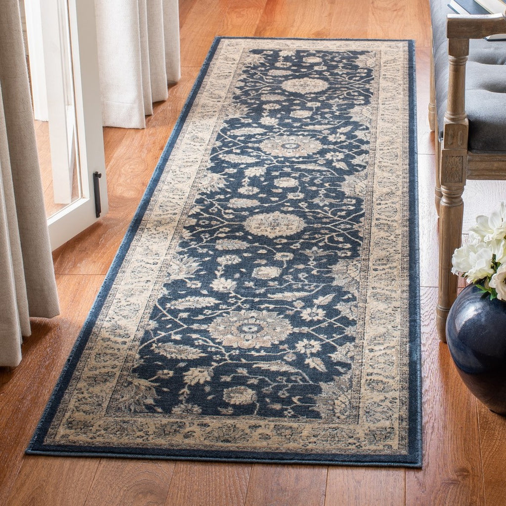safavieh clearance vintage vtg872 7330 dark blue rug
