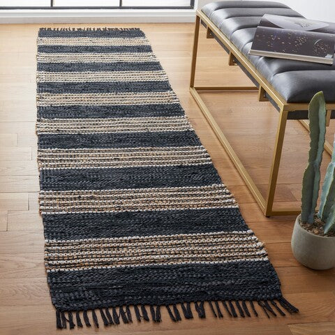 safavieh clearance vintage leather vtl601z black rug