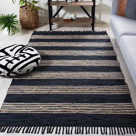 safavieh clearance vintage leather vtl601z black rug