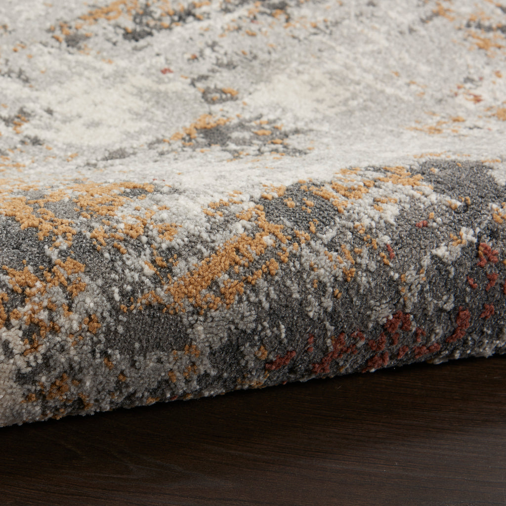 nourison tangra tnr03 grey multi rug