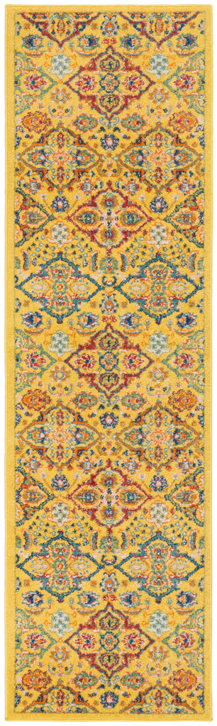 nourison allur alr03 yellow multicolor rug