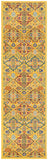 nourison allur alr03 yellow multicolor rug