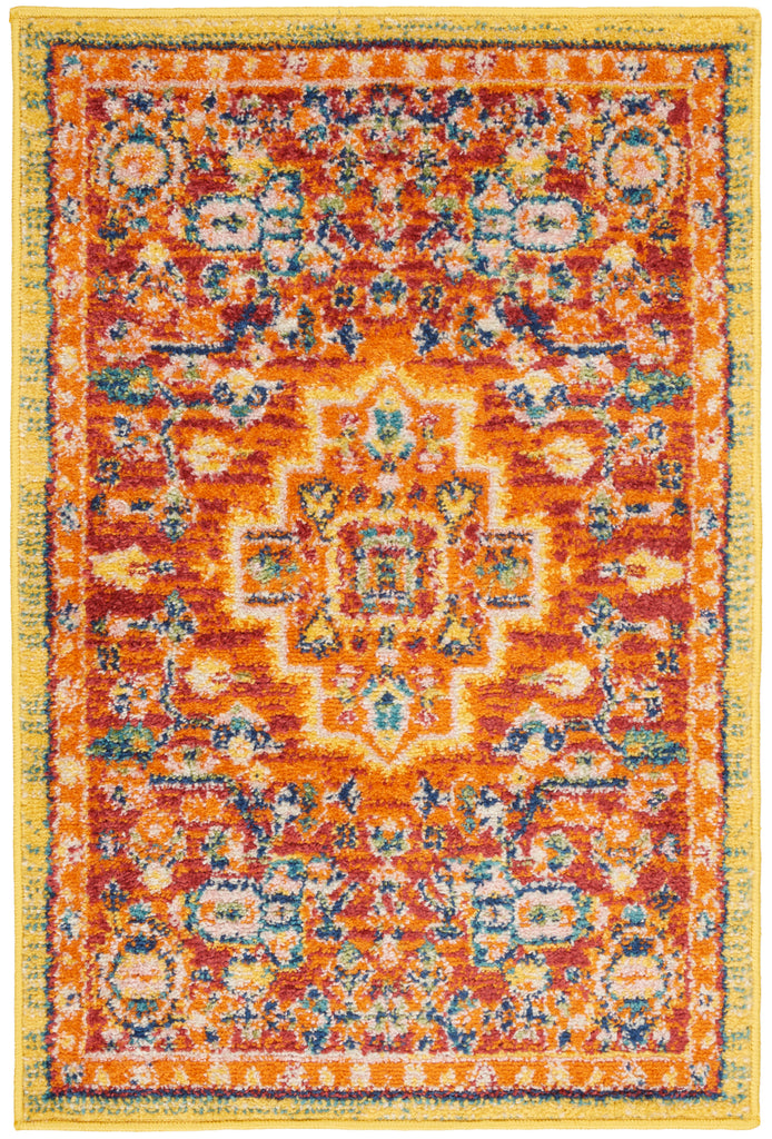 nourison allur alr04 red multicolor rug